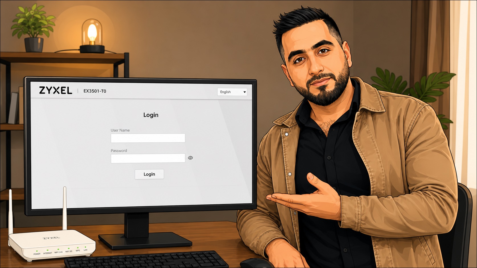 192.168.1.1 Admin Giriş Modem Yönetim Paneli Resmi