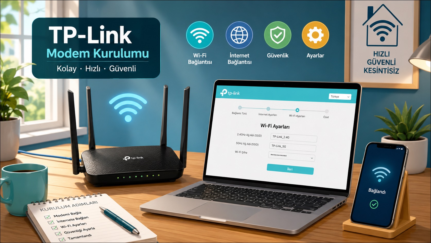 TP-Link Modem Router Girişi ve Kurulumu Resmi